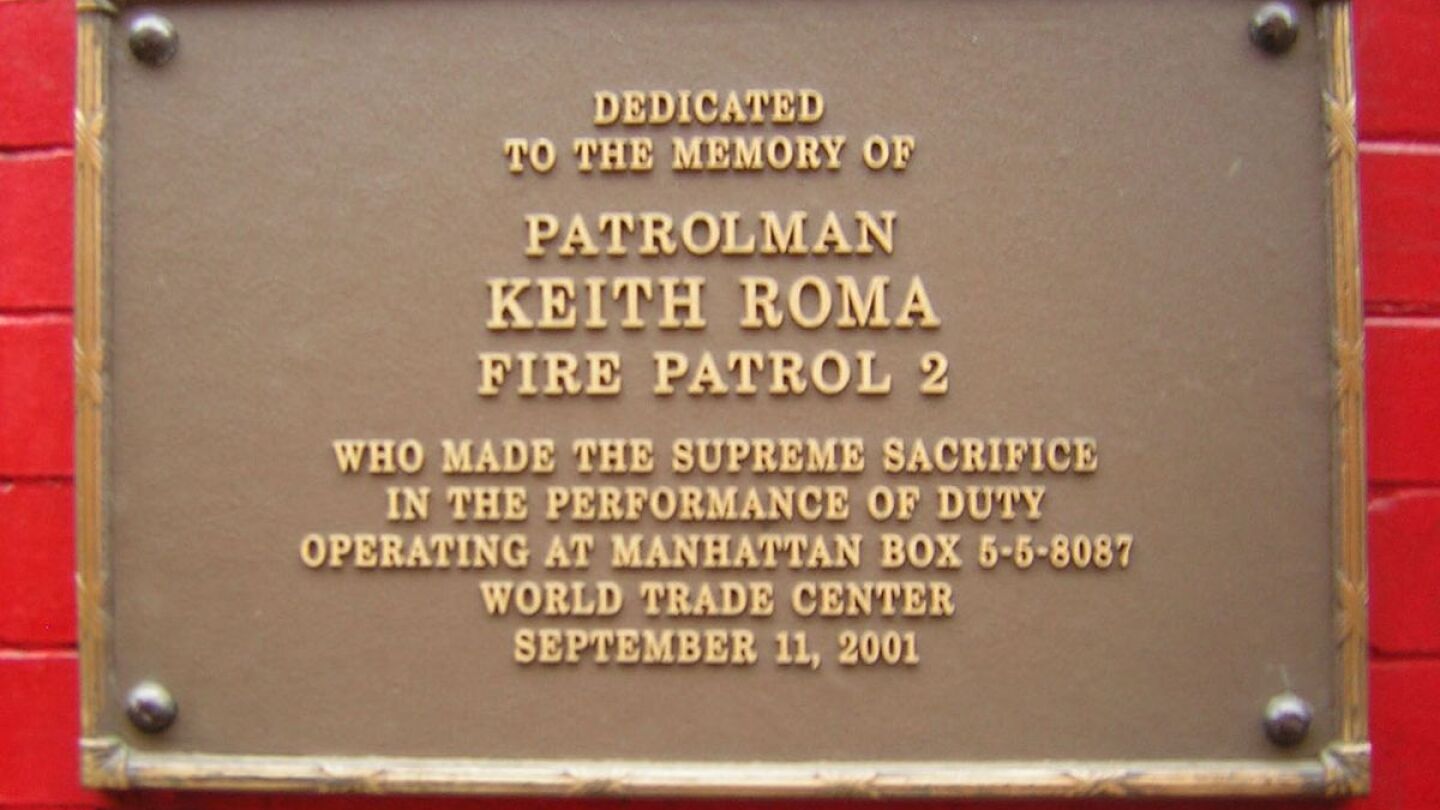 Keith Roma_NYFirePatrol2_Plaque