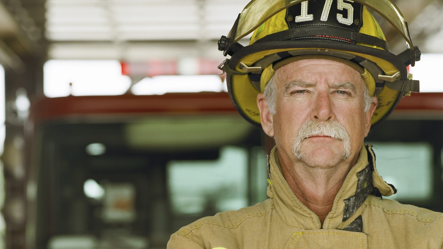 Portrait of a fireman